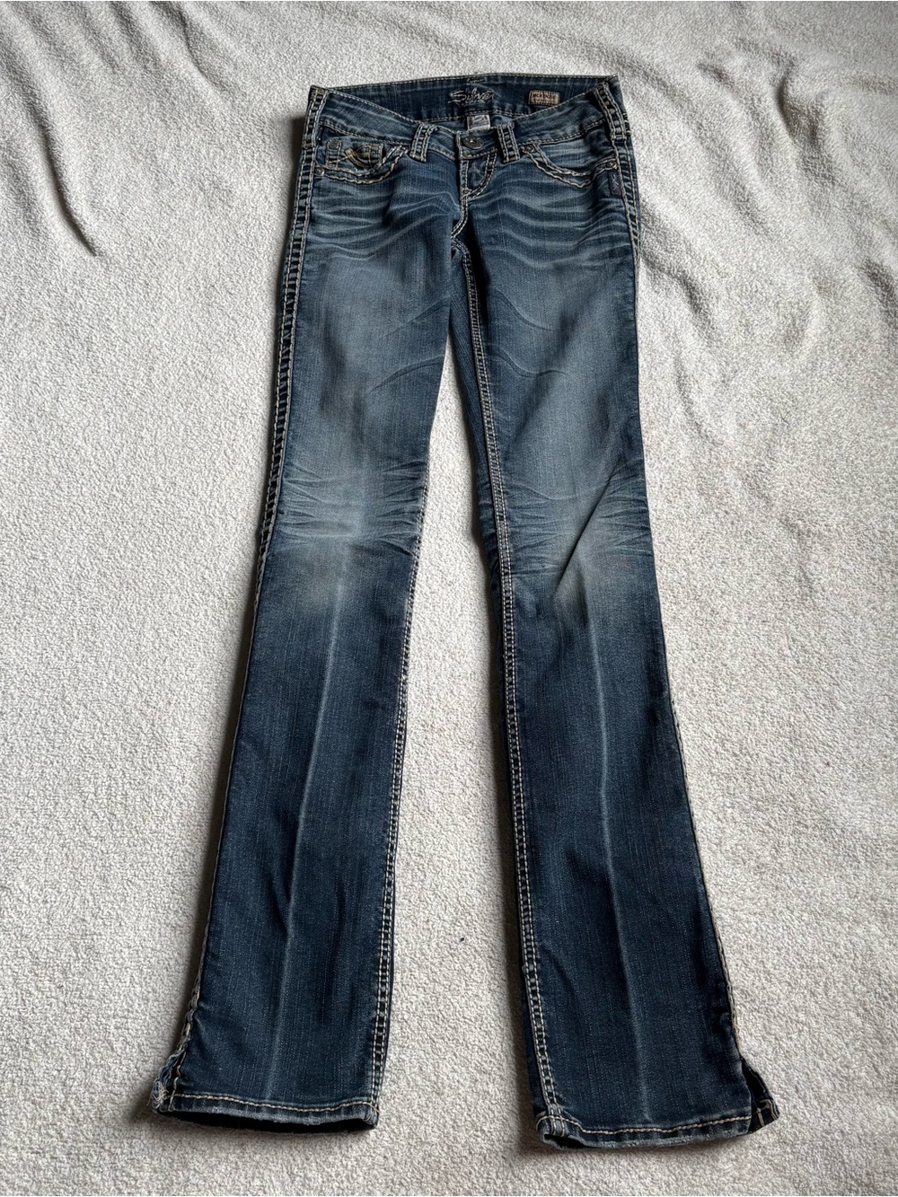 Y2K Silver Jeans Women's Dark Indigo Bootcut Jeans